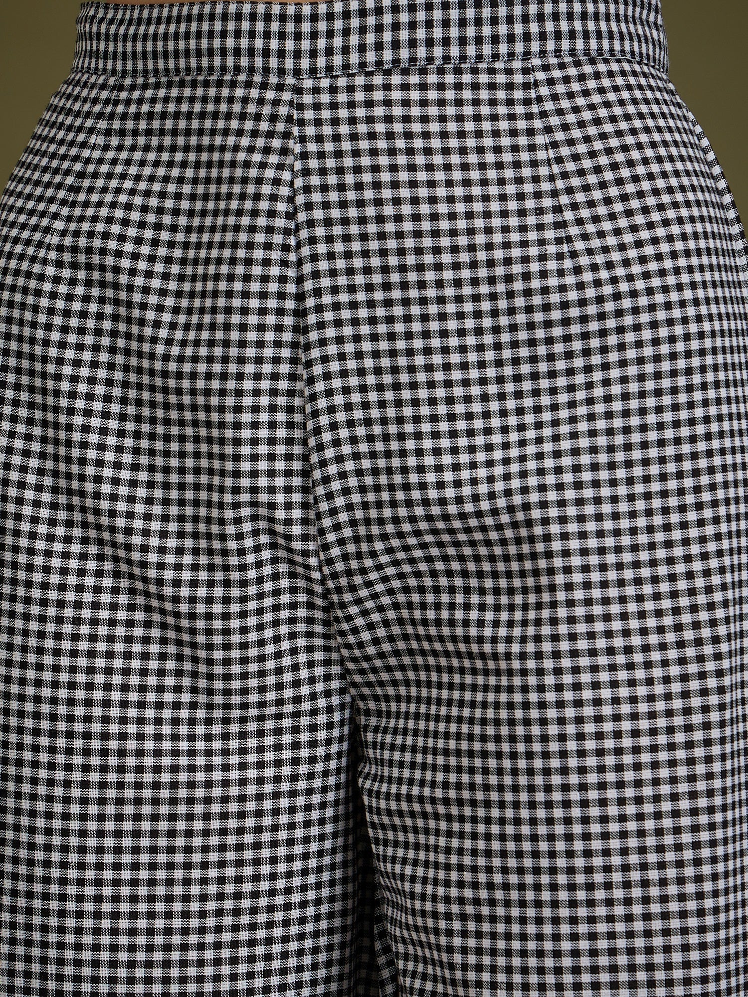 InWeave Black Small Check Strappy Co Ord Set - Swadesiicart