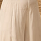 InWeave White Flared Kurta Palazzo Set - Swadesiicart