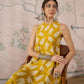 InWeave Honey Yellow Beige Kurta Set - Swadesiicart