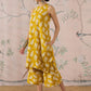 InWeave Honey Yellow Beige Kurta Set - Swadesiicart