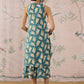 InWeave Marin Teal Beige Kurta Set - Swadesiicart