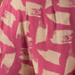 InWeave Punch Pink Beige Slit Kurta Set - Swadesiicart