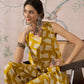 InWeave Honey Yellow Beige Slit Kurta Set - Swadesiicart