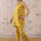 InWeave Honey Yellow Beige Slit Kurta Set - Swadesiicart