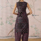 InWeave Black Pink Kurta Dhoti Set - Swadesiicart