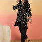 InWeave Black Embroidery Mandarin Black Set - Swadesiicart