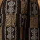 InWeave Black Golden Beige V-Flared Kurta Set - Swadesiicart
