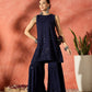 InWeave Blue Chikankari Short Kurta Set - Swadesiicart