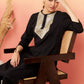 InWeave Women's Black Sequance Patch Work Kurta Set - Swadesiicart