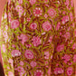 InWeave Lime Green Lurex Print Mandarin V Neck Button Kurta Pant Set - Swadesiicart