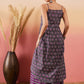 InWeave Iron Grey Floral Boota Print Strappy Printed Palazzo Set - Swadesiicart