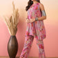 InWeave Dusty Pink Co-Ord Set - Swadesiicart