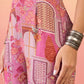 InWeave Dusty Pink Co-Ord Set - Swadesiicart