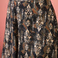 InWeave Black Ikkat Print Foil Round Neck Palazzo Set - Swadesiicart