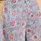 InWeave Grey Kantha Floral Jaal Short Palazzo Set - Swadesiicart