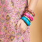 InWeave Pastel Pink Kantha Floral Jaal Short Palazzo Set - Swadesiicart