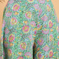 InWeave Mint Green Kantha Floral Jaal Short Palazzo Set - Swadesiicart
