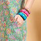 InWeave Mint Green Kantha Floral Jaal Short Palazzo Set - Swadesiicart