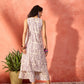 InWeave Mauve Ethnic Window Floral Short Palazzo Kurta Set - Swadesiicart