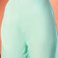 InWeave Mint Green Lurex Sweetheart Neck Short Kurta Pant Set - Swadesiicart