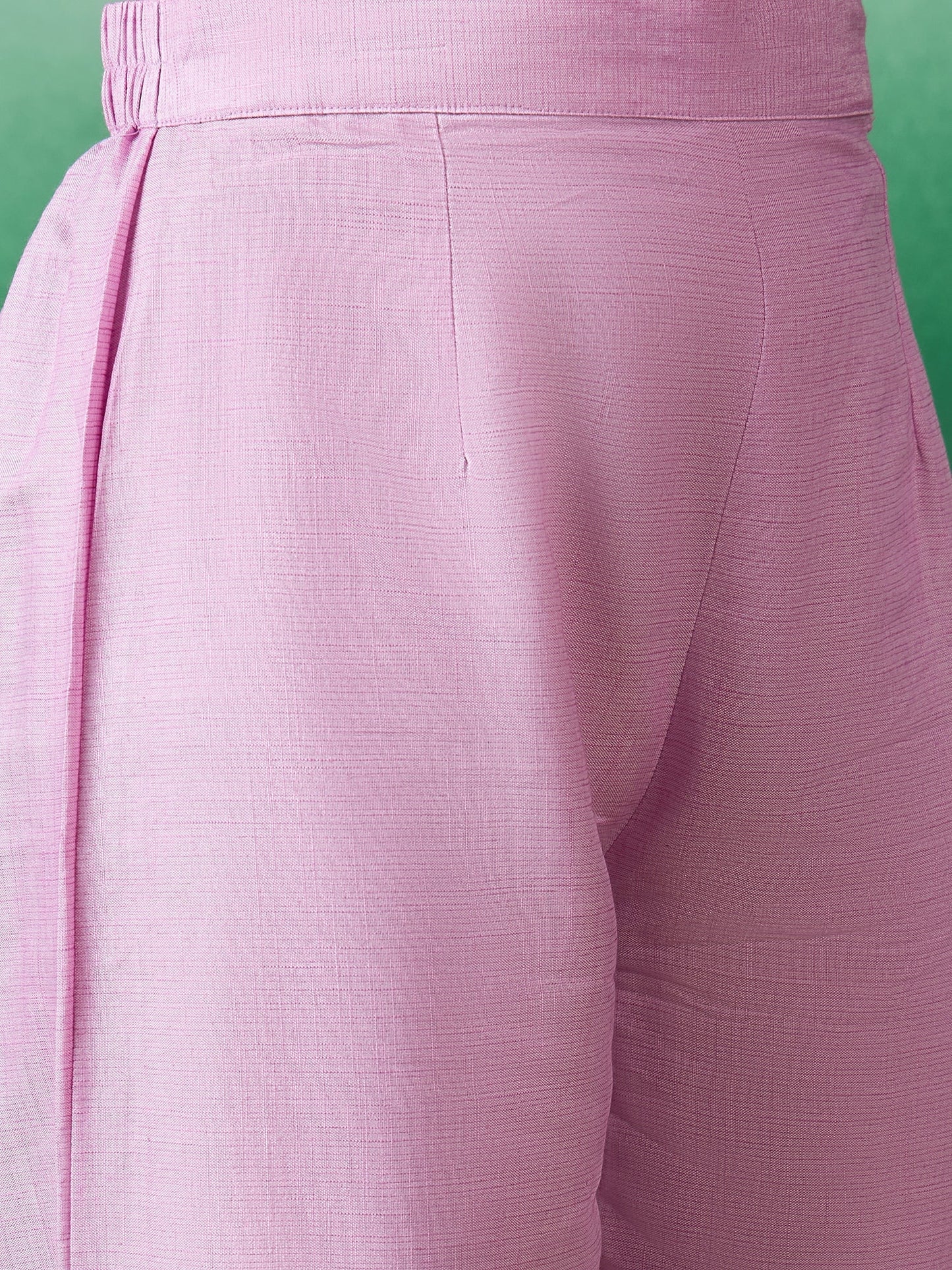 InWeave Lavender Lurex Thick Strappy Straight Kurta Pant Set - Swadesiicart