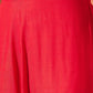 InWeave Red Mandarin Neck High Low Kurta Set - Swadesiicart