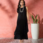 InWeave Black Kurta Short Palazzo Set - Swadesiicart