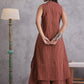 InWeave Maroon Orange Striped Kurta Set - Swadesiicart