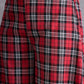 InWeave Red Black Check Kurta Set - Swadesiicart