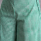 InWeave Green Small Check Kurta Set - Swadesiicart