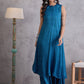 InWeave Peacock Blue Kurta Set - Swadesiicart