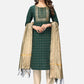 NOZ2TOZ Women Green Cotton Kurta With Pant & Dupatta (3Pcs Set) - Swadesiicart