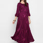 NOZ2TOZ Women Purple Rayon Kurta (1pc) - Swadesiicart