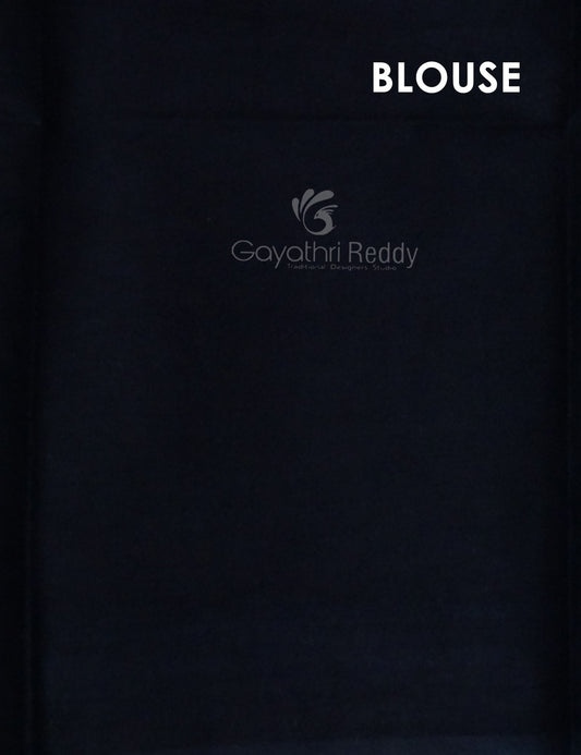Shades of Lavender And Black Colour Floral Print Pure Mulmul Cotton Saree By Gayathri Reddy Designer Studio | Swadesiicart