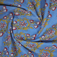 Cloud Blue Coloured Combination Printed Cotton Saree By Gayathri Reddy Designer Studio | Swadesiicart