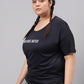 MKH Plus Size Typography Printed Dri-FIT Relaxed Fit Drop-Shoulder Sleeves Gym T-shirt - Swadesiicart