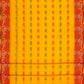 Exclusive Collection 100% Pure Cotton Yellow Tant Saree With Hand Weaving Work - Swadesiicart