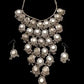 Tehzeeb Creations Women's Anarkali Design Oxidised Necklace With Mirror - Swadesiicart