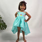 ArthLife Cyan Candy Party Wear Dress