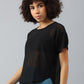 MKH Women Drop-Shoulder Sleeves Dri-FIT Sports T-shirt - Swadesiicart