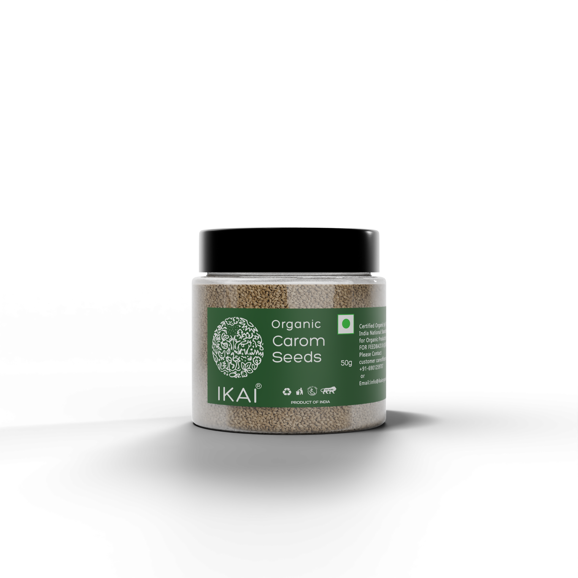2 - Organic Carom Seeds - 50g