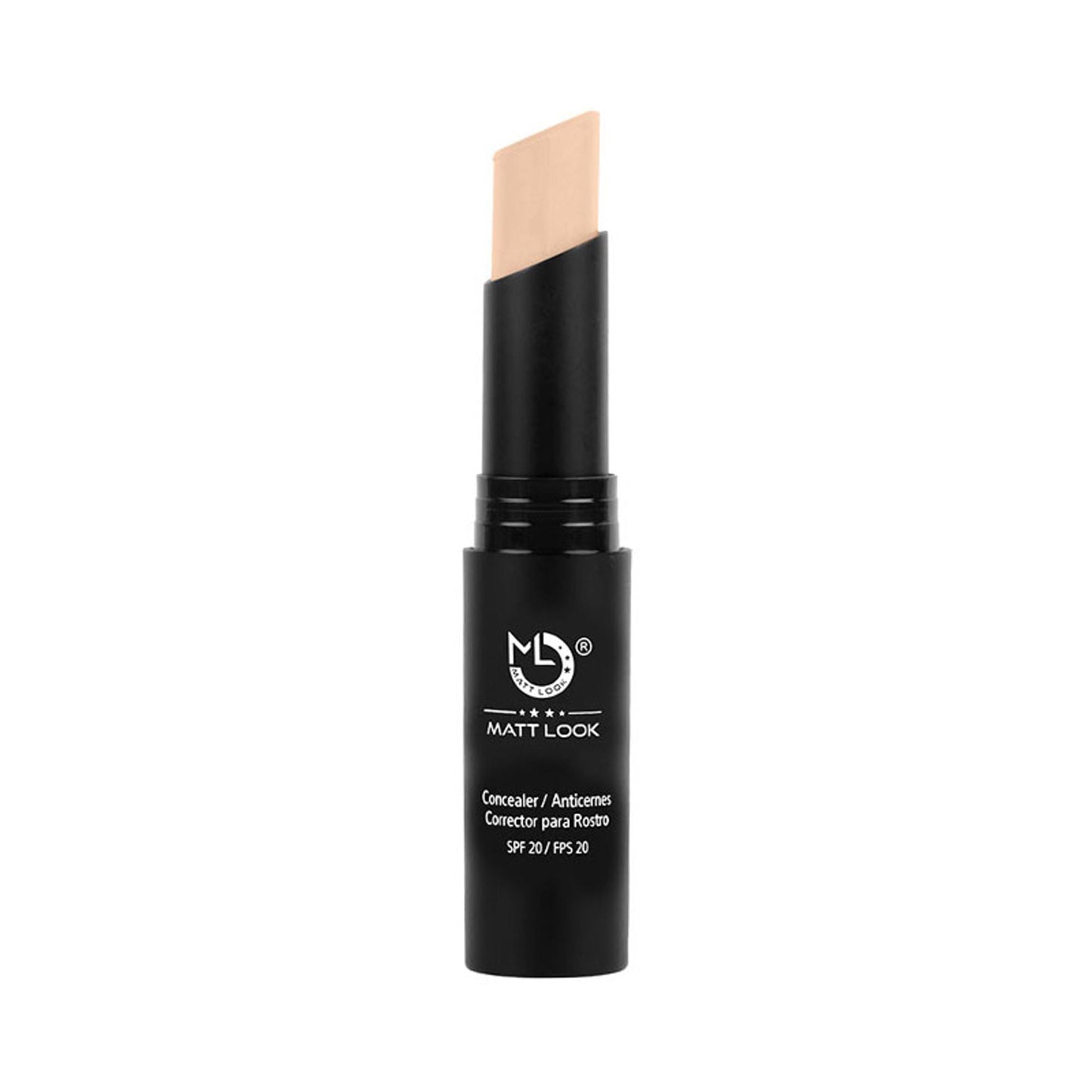 Matt Look Concealer & Anticernes SPF 20 - Natural Beige - Swadesiicart