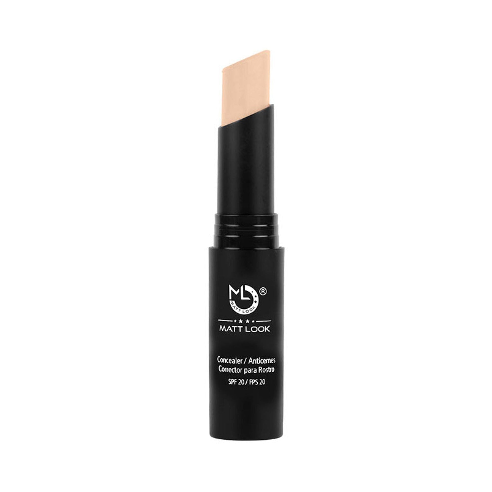 Matt Look Concealer & Anticernes SPF 20 - Natural Beige - Swadesiicart