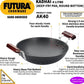 Hawkins Futura Hard Anodised Kadhai 14.5 cm Diameter 4 L (AK40) - Swadesiicart