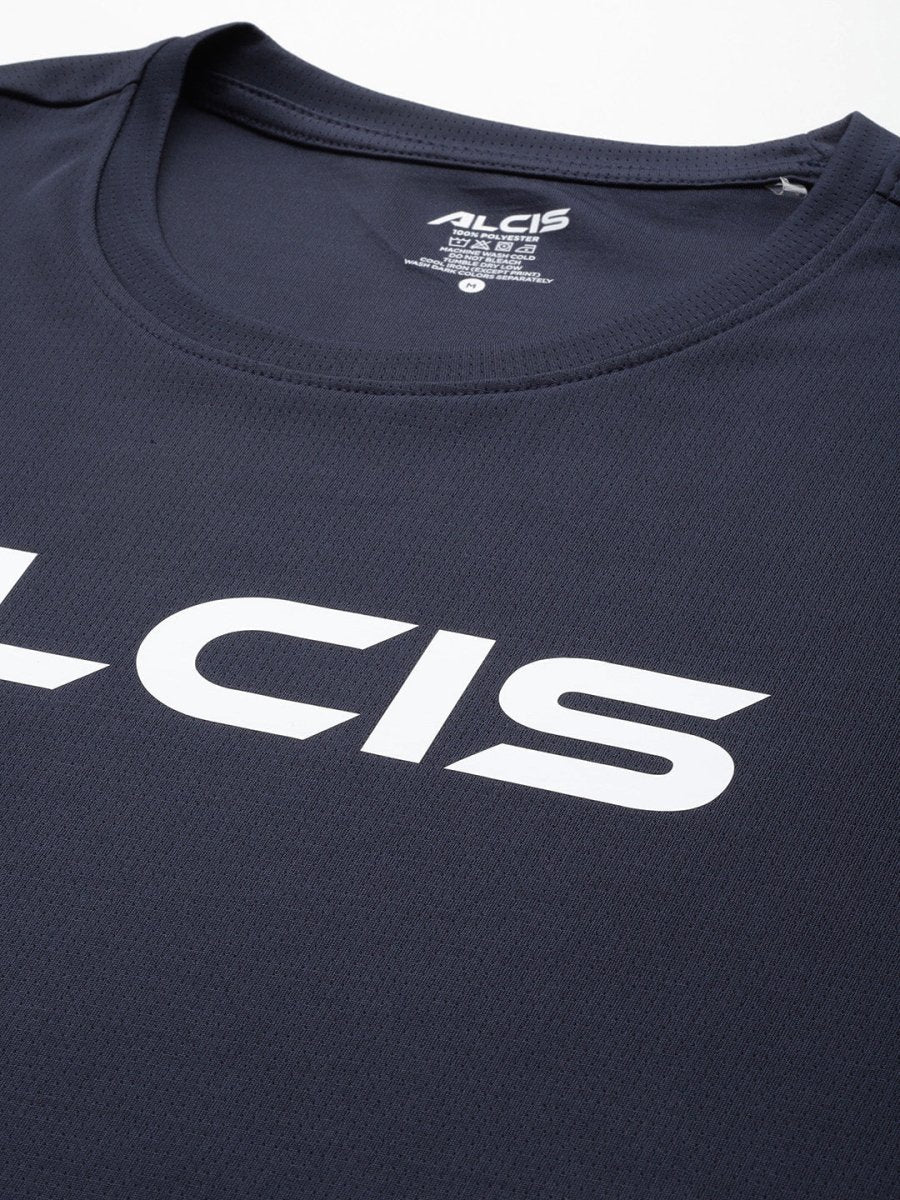 Alcis Brand Logo Printed Anti Static Slim Fit T-shirt | Swadesiicart