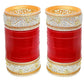 Tehzeeb Creations Bridal Bangle Set Red Color Chuda Dulhan Punjabi Choora Wedding Chura For Women - Swadesiicart