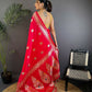 Joban Fashion Banarasi Pink Woven Soft Silk Saree | Swadesiicart
