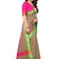 Vamika Banarasi Jacquard Weaving Green Saree | Swadesiicart