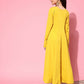 Ahalyaa Women's Traditional wear Ethnic Dress - Mustard | Swadesiicart