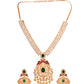 Saraf RS Jewellery Women Gold and Green Gold-Polished Jewellery Set - Swadesiicart
